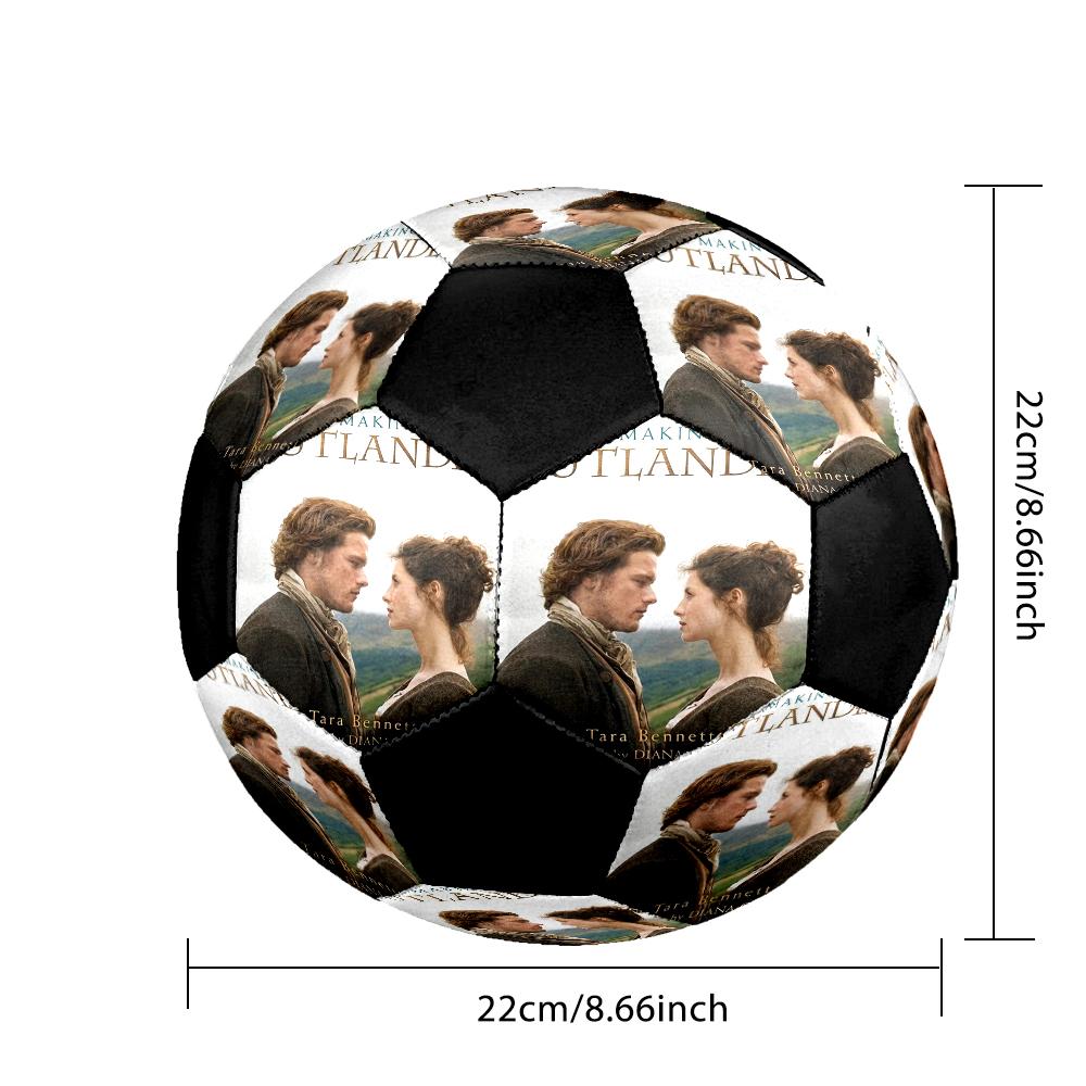 Vibrant Outlander Indoor Soccer Ball Colorful Machine Stitched PVC Size 5 Team Training Competition Ready Durable High-Bounce Cool Sports Gift