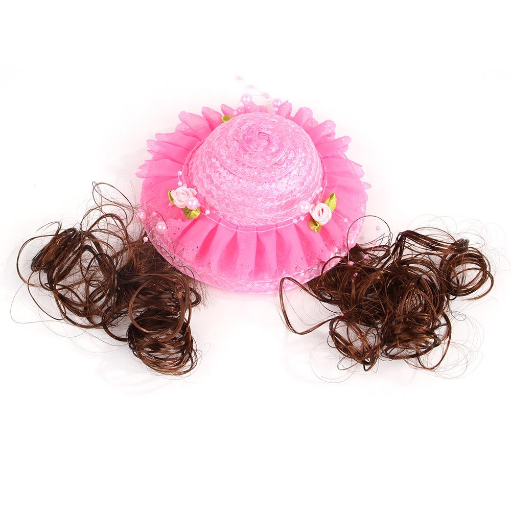 

Pet Wig Dog Cat Wig Pet Supplies Halloween Pet Accessories Hat One size fits all