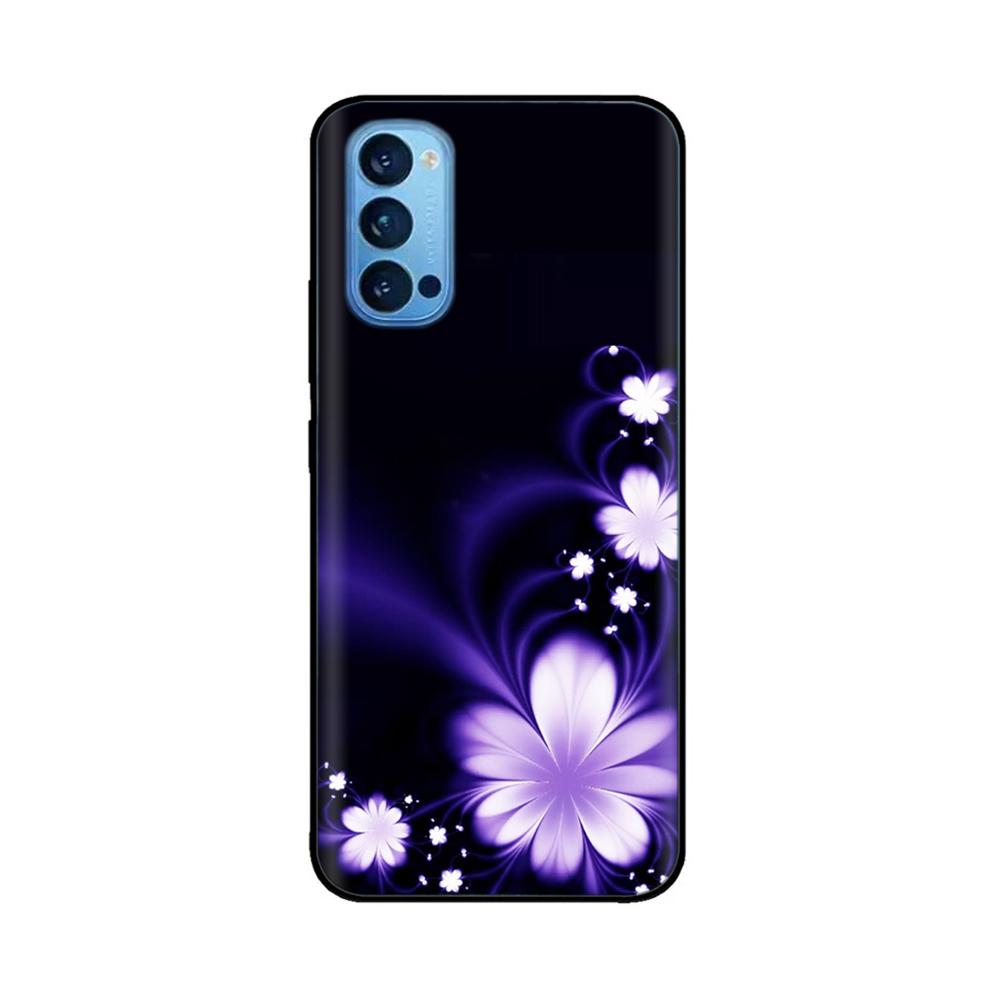 For Oppo Reno4 Pro 5G Case Soft TPU Black Silicone Phone Back Cover for OPPO Reno 4 Reno4 Pro 5G 4G Case Funda Coque Bumper Capa