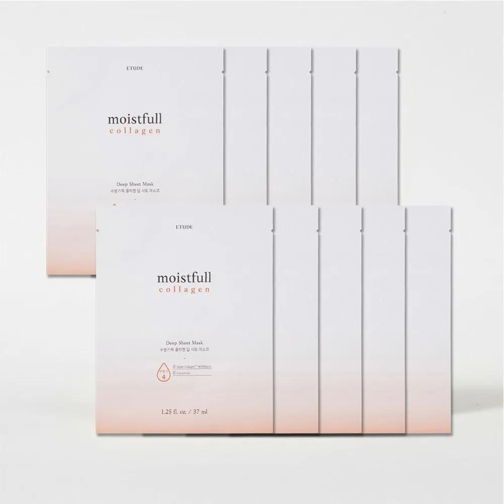 [Thick High-Moisture Pack] Moisture-Rich Collagen Deep Sheet Mask 10 Sheets / Mask Pack / Mask Sheet
