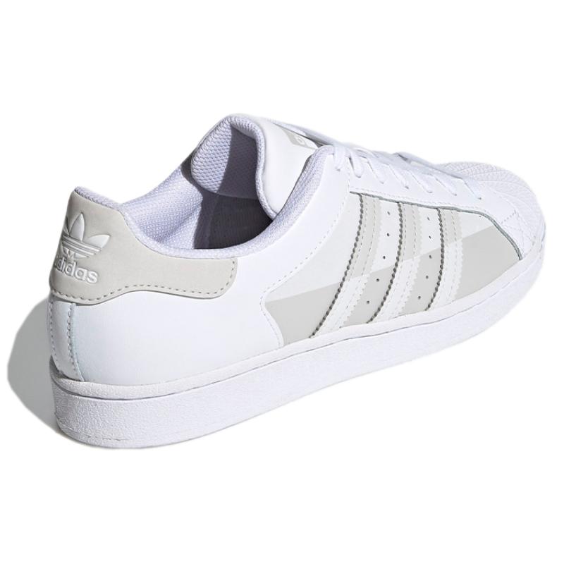 Adidas Originals Superstar Shoes Grey/White Sneakers FY8790