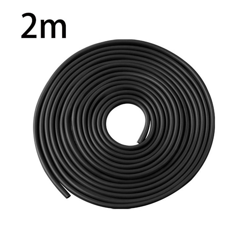 Car Anti-collision Strip Door Side Seal Invisible Anti-collision Rubber Strip Anti-scratch Strip Body Anti-scratch Protection black 2m