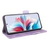 For Oppo Reno11 F 5G Shockproof Case Hardware Decor PU Leather Wallet Phone Cover