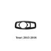 For Ford Edge 2018   ABS Carbon Fiber Car Front Storage Box Panel Decoration Cover Trim Styling Interior Accessories