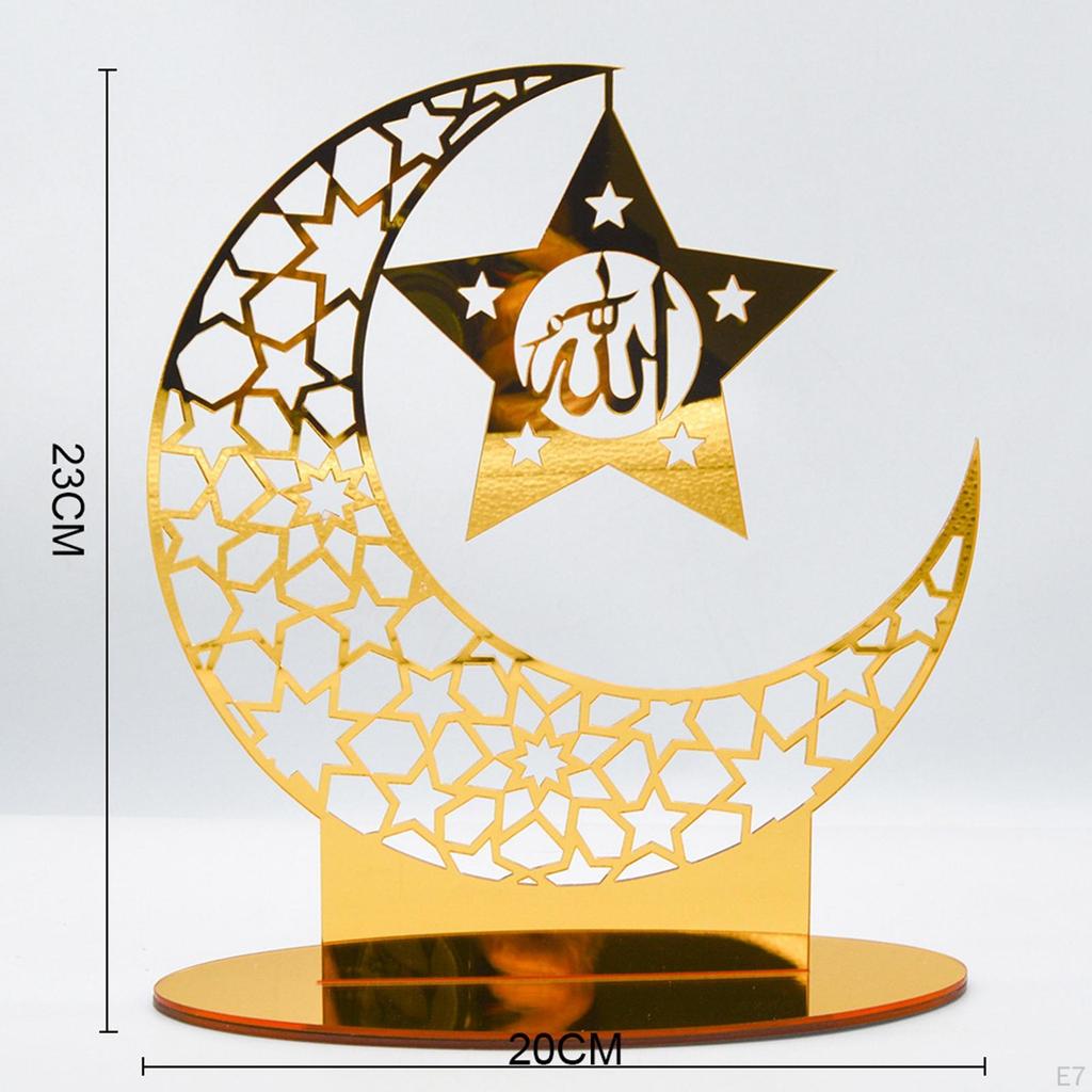 Acrylic Plaque, Muslim for Living Room, Table, Desk, Centerpiece