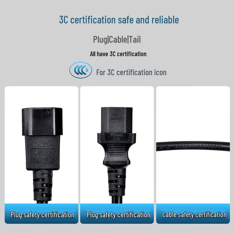 TOWE C13 to C14 IEC Server PDU Power Cable
