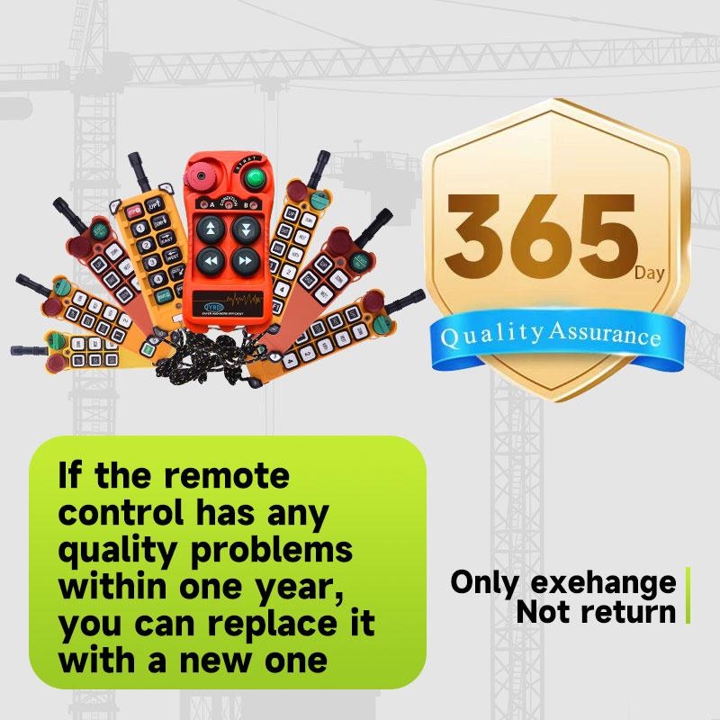 New Q404 4 Buttons double Speed Industrial Wireless Radio Crane Remote Control switches winches Hoist track Crane Controller