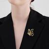 Cute Metal Butterfly Brooches For Women Elegant Hollow Out Smooth Butterfly Pin Fine Design Easy-Match Party Office Brooch Pins
