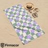 Lavender Checker Daisy Soft Portable Travel Towel Unisex Ultra Lightweight Microfiber Oversized Sand Free Quick Dry Beach Towel
