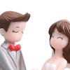 2Pcs Romantic Couple Ornament Realistic Fashionably Dressed DIY Mini Cake Decoration Lovers Figure for Desktop