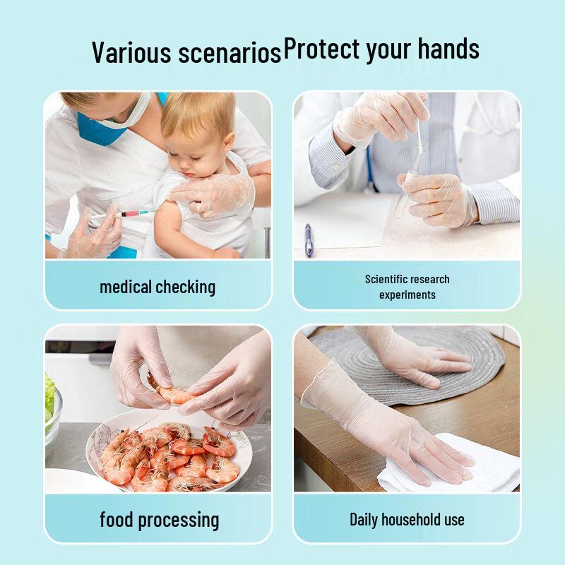 ZISIZ Disposable Medical PVC Gloves