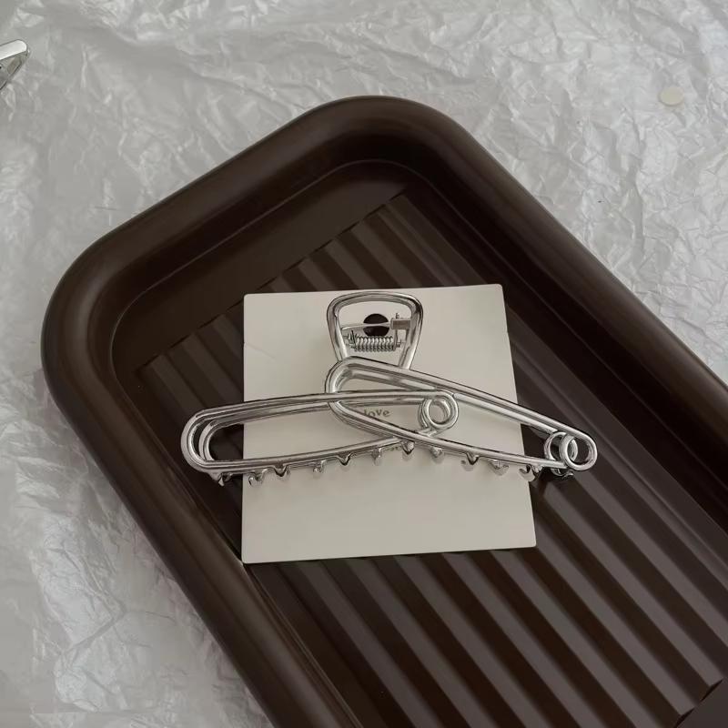 

1PC Pin, Cross Chain, Metal Grip Clip, Hair Clip At The Back Of The Head, Hair Clip Clip, Hair Accessory