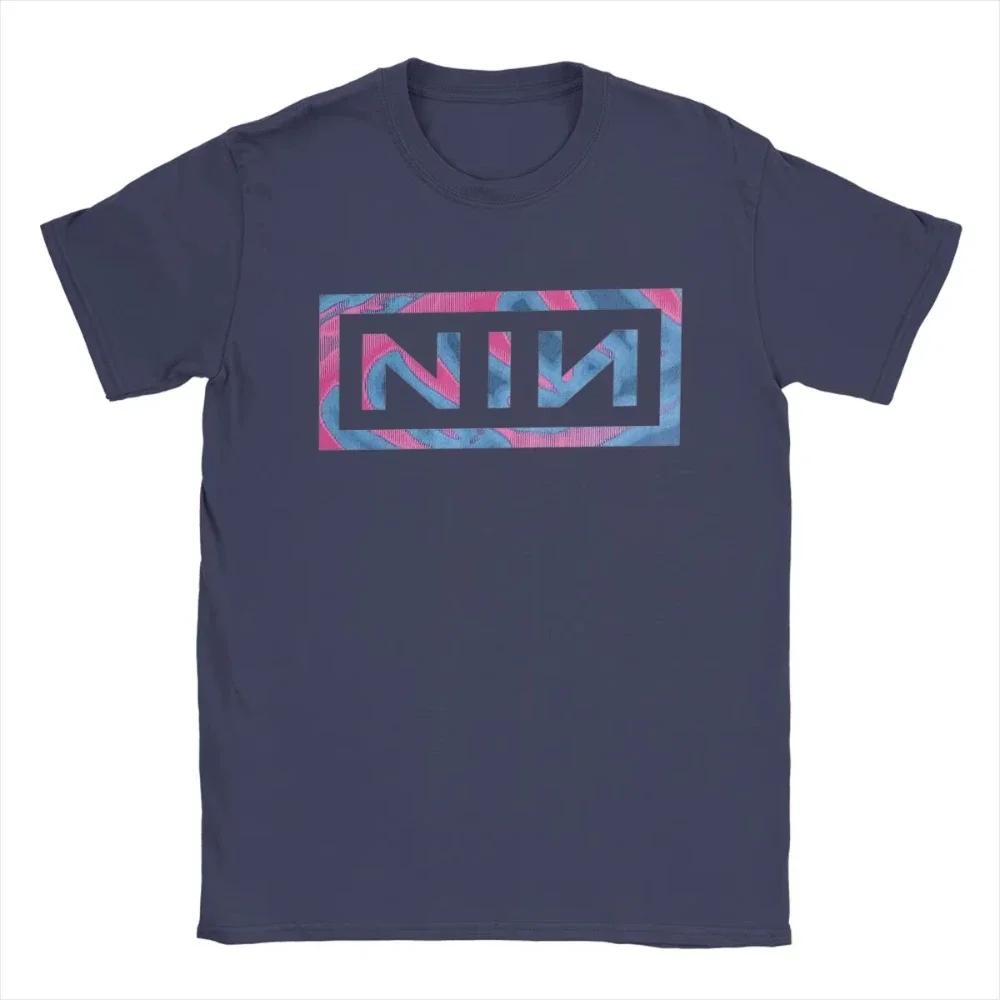 

Nine Inch Nails NIN Unisex Cotton T Shirt Funny Tee Shirt Short Sleeve Round Collar Women TShirt Pure Cotton Gift Idea Clothes 4XL