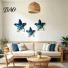 Decorative Toucan Parrot Prints 3Pcs Tropical Bird Wooden Wall Decor, 2D Flat Wood Outdoor Courtyard Decoration Art, Colorful Animal Ornament