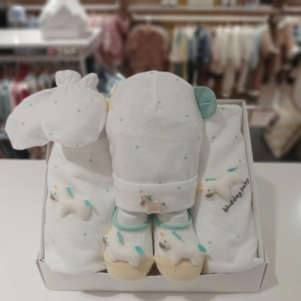 Bluedog Baby Подарочный набор Пони Бамбук 46170 000 01 Ivory/Newborn60