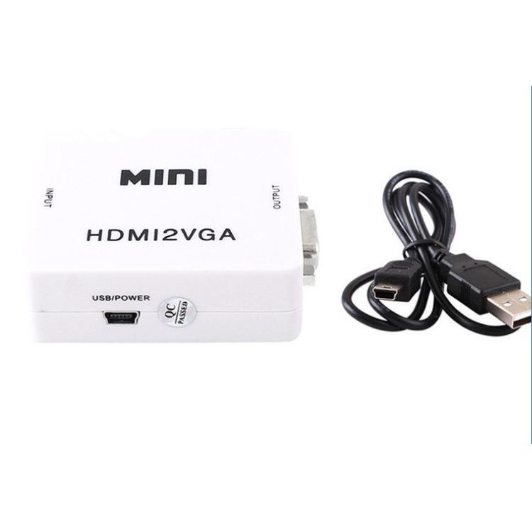 HDMI To VGA Converter with Audio - HDMI2VGA 1080P Cable