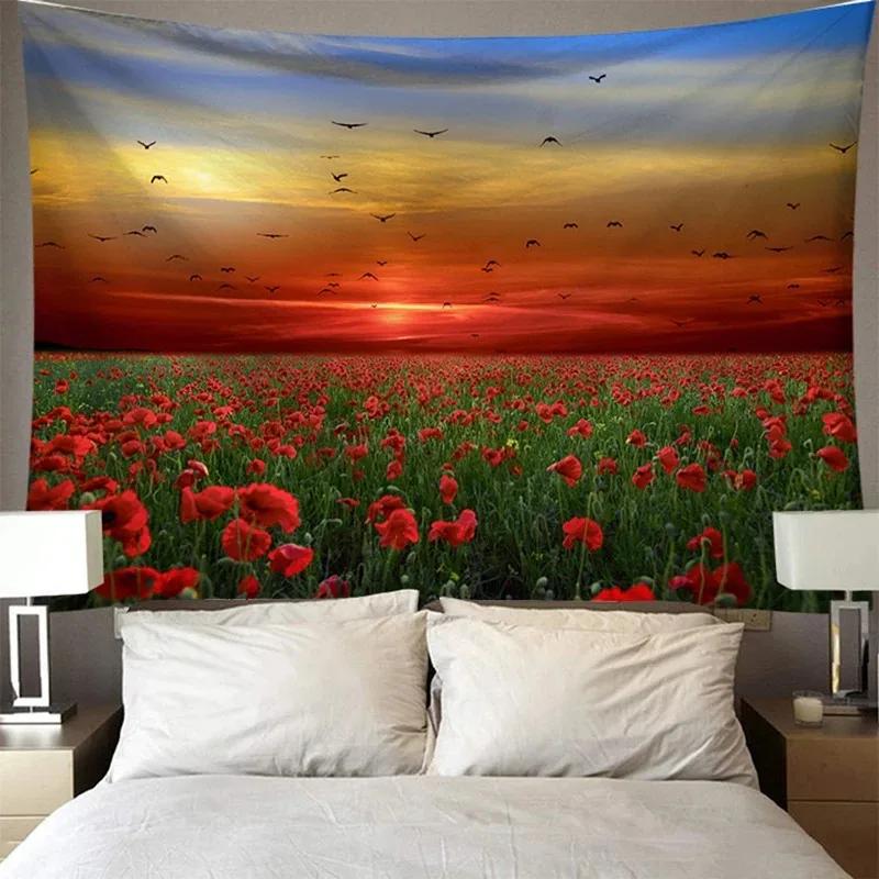 Simple Scene Sky Pattern Tapestry Home Wall Decoration Tapestry Bedroom Living Room Tapestry
