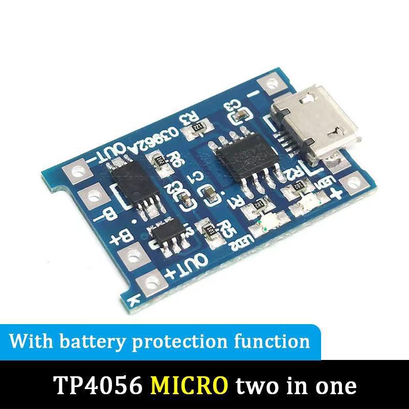 5/15/30/100 Uds Micro USB 5V 1A 18650 TP4056 módulo de cargador de batería de litio placa de carga con protección funciones duales 1A Li-ion