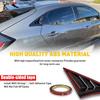 For Honda Civic 10th 2016- Hatchback ABS Plastic Rear Window Quarter Louver Cover Side Vent Trim Car Adhesive Accessories
