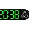 Digital Wall Clock Home Decor with Remote Control for Classroom Bedroom