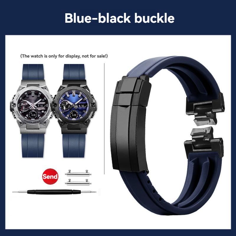 GST-B400 Модифицированный силиконовый ремешок Для Casio G-SHOCK 5657 GST-B400D-1A GST-B400CD-1A3 Резиновый ремешок для часов Мужской браслет Напульсник For GST-B400