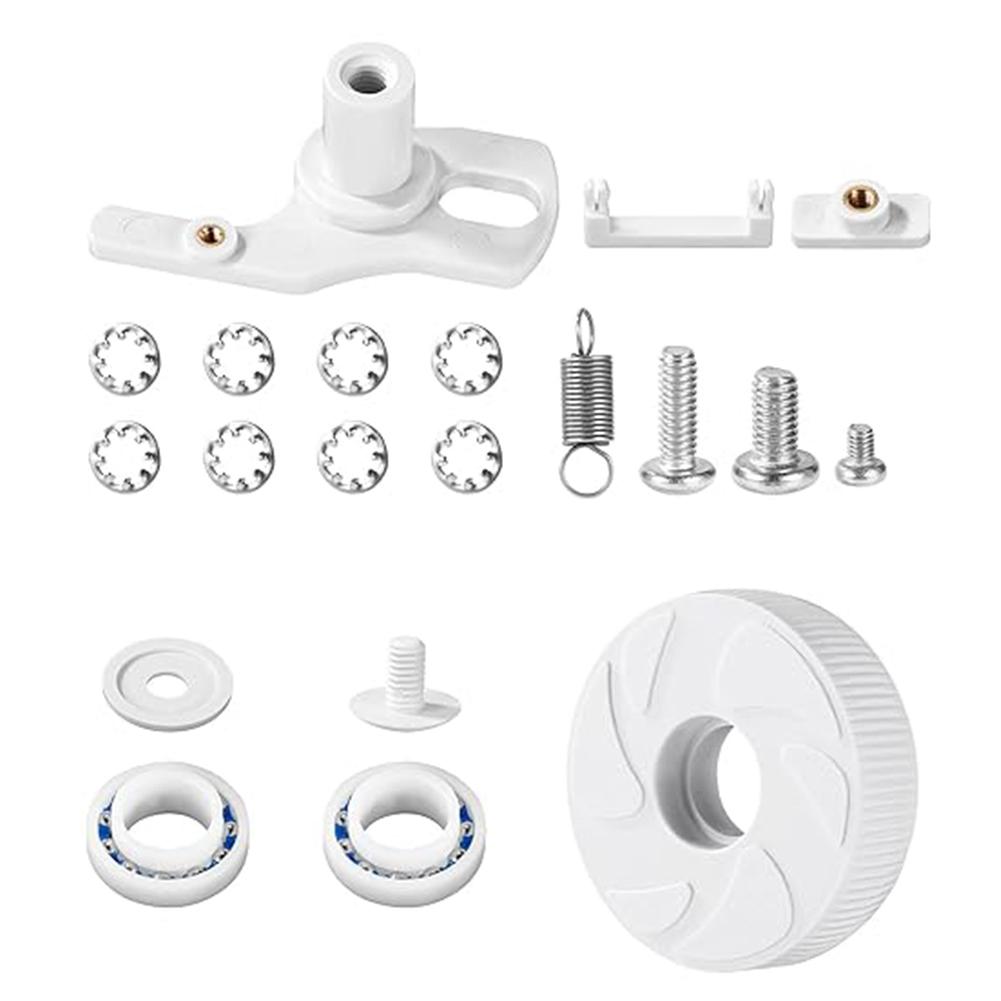 For Polaris 280 180 Pool Cleaner Roller Kit with Swing Shaft Assembly ABS Replacement Kit with Washers and Bolts