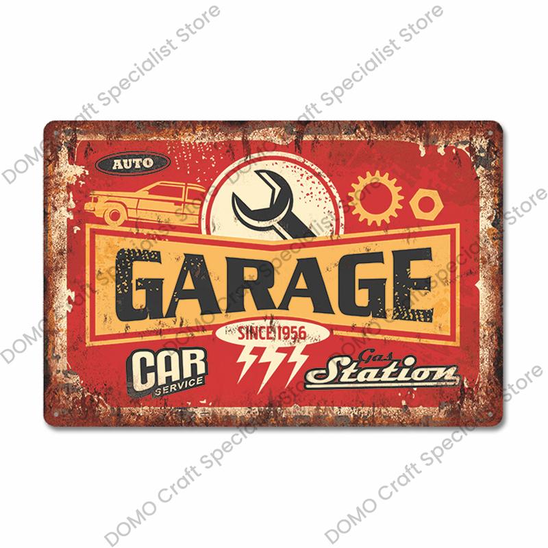 Vintage Route  Metal Sign Retro Garage Wall Art Decor xcm