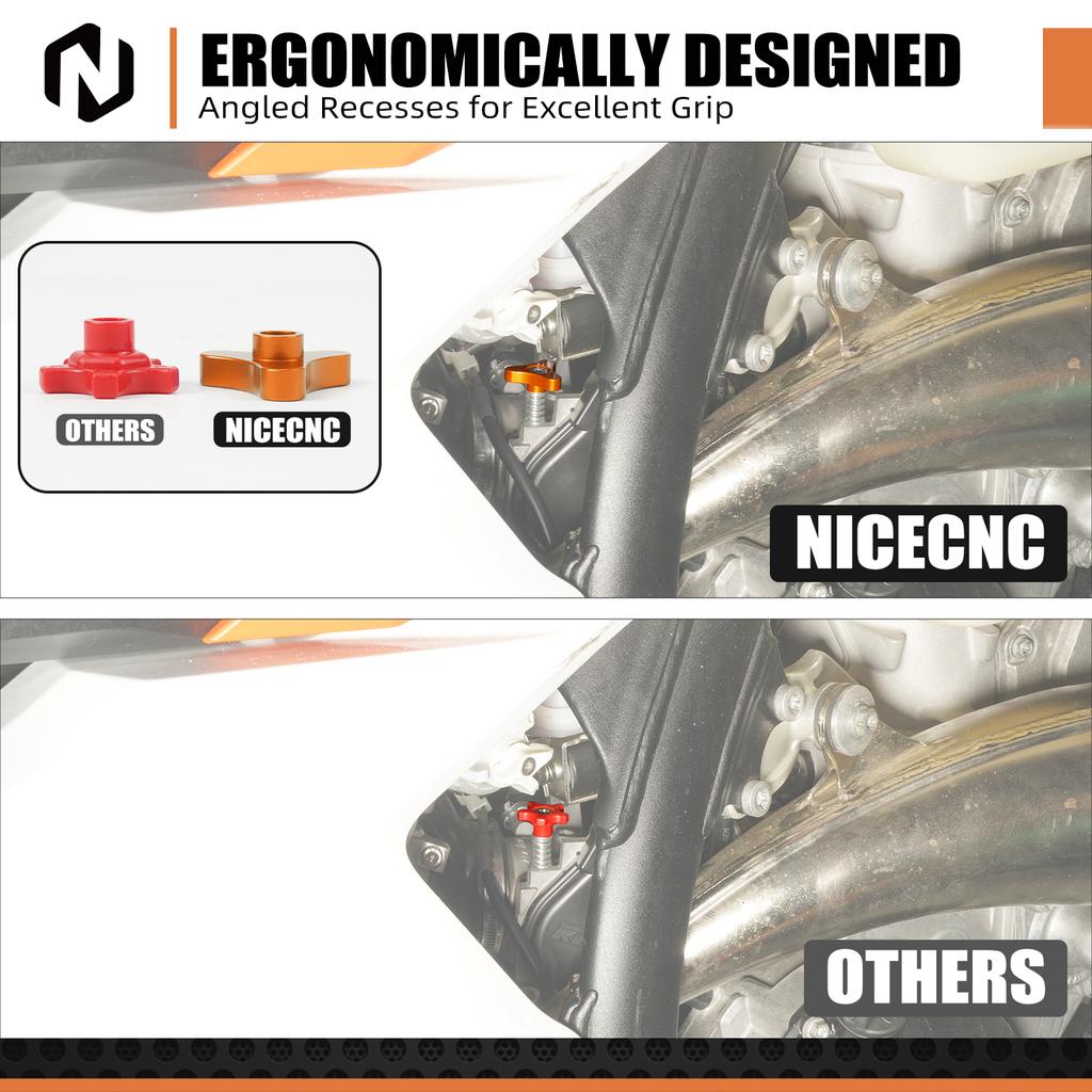 NICECNC For KTM EXC 300 EXC 250 XCW 300 250 150 2024 SX 250 SX 300 SX 125 XC 300 XC 250 XC 125 2023-2024 TPS Idle Knob Adjuster