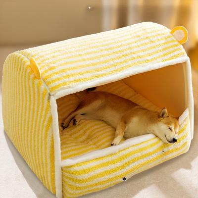 Autumn and Winter Dogs Small Dogs  Golden Retrievers Big Dogs Big-eared Cute Pet Kennels Deep Sleep Cat Houses  Yurt Pet Houses