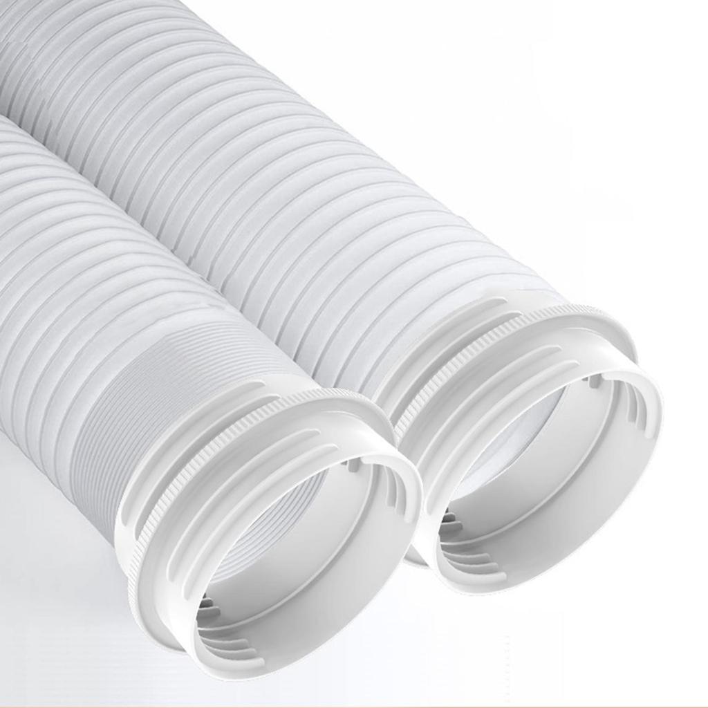 130/150mm Kanalverlängerungsrohr Teleskopisch Flexibler Klimaanlagen-Abluftschlauch Zubehör Lüftungsschlauch für Mobile Klimaanlagen