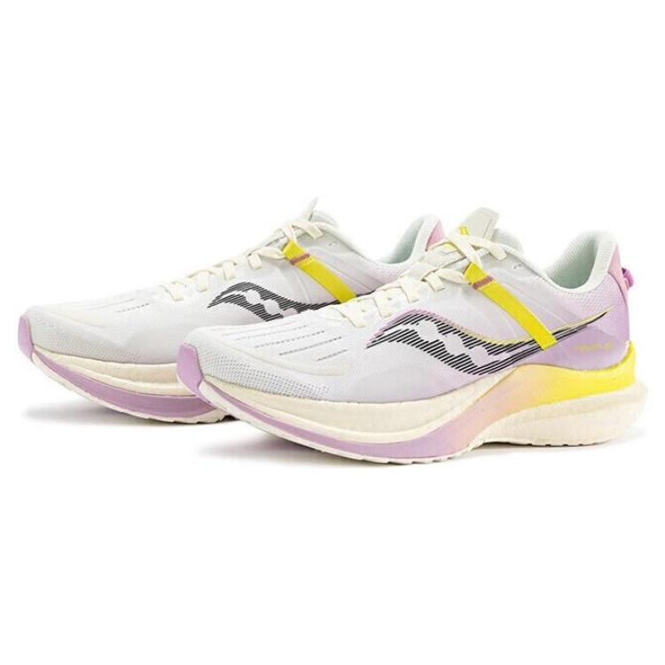 SAUCONY Tempus TanTu 1 Fabric Cushioning Slip Resistant Abrasion Resistant Breathable Lightweight Rebound Unisex S20720-100