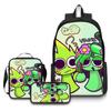 Rhythm Box Game Merchandise Schooltas Sprunki Cartoon Rugzak Lunchtas Etui Drie Delig Set