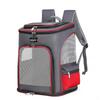 Breathable Double Shoulder Pet Backpack - Large Capacity Oxford Cloth Bag for Cats and Dogs