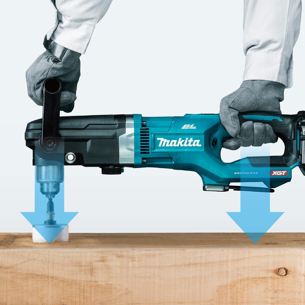 Makita 13mm Cordless Angle Battery and Charger Sold with Blue Drill, 40Vmax, Separately, Case, DA001GZK,