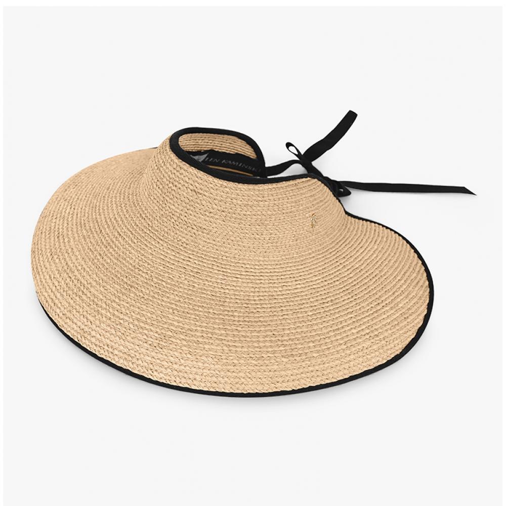 Helen Kaminski Hat50315 Ntm My Natural Midnight Visor Sun Cap