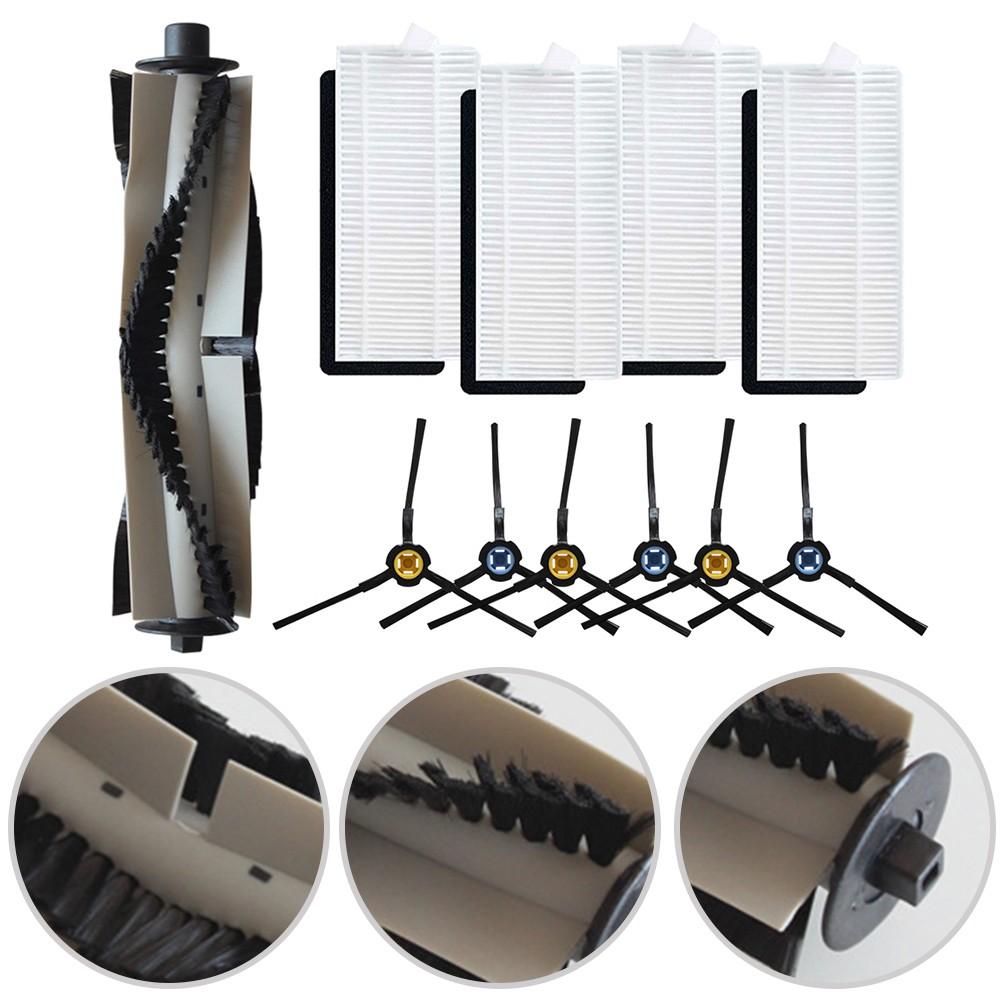 For ILIFE A20 T20S V3x Main Side Brushes and Filter Kit for Polaris
