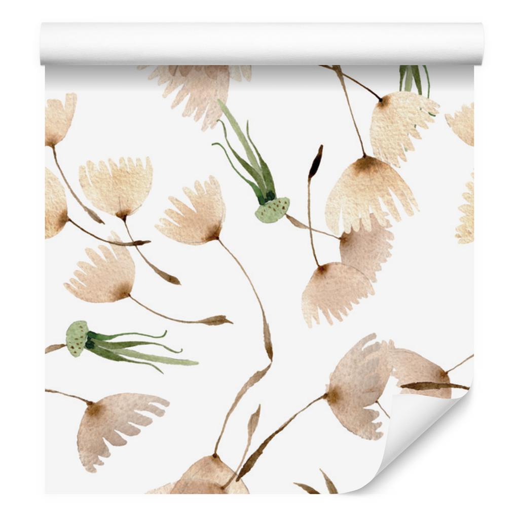 Dandelion Seeds Wallpaper in Watercolor Style for Living Room and Bedroom 50x1000