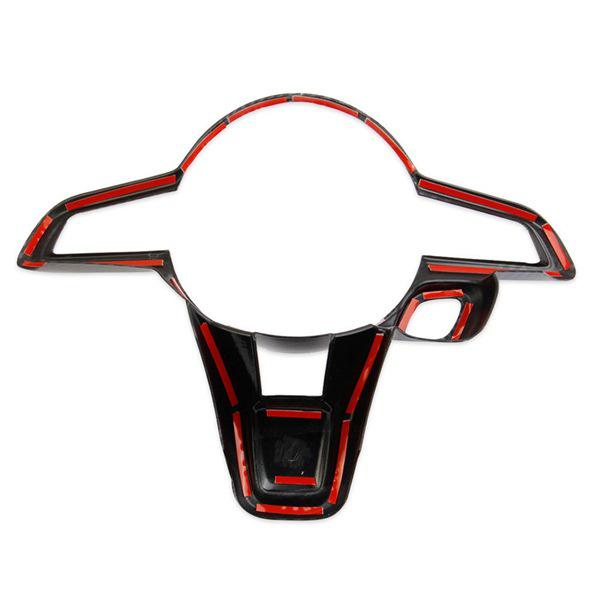 Carbon Fiber Texture ABS Steering Wheel Cover - Automotive Interior Accessory for Vehicles None