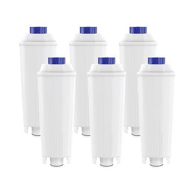 6 sztuk filtra do ekspresu do kawy dla Delonghi Dlsc002 Filtr Ecam, Esam, Etam, Bco, Ec ze zmiękczaczem z węglem aktywnym