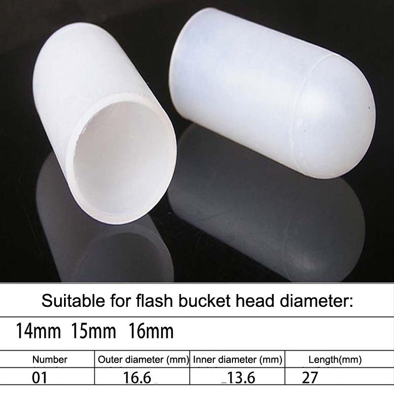 2Pcs Silicone Elastic Flashlight Lampshade For Sp31 Sp35 If22A C8G If25A Sp36 S2 C8 Ea01 Ts21 Q8 14-75Mm Torch