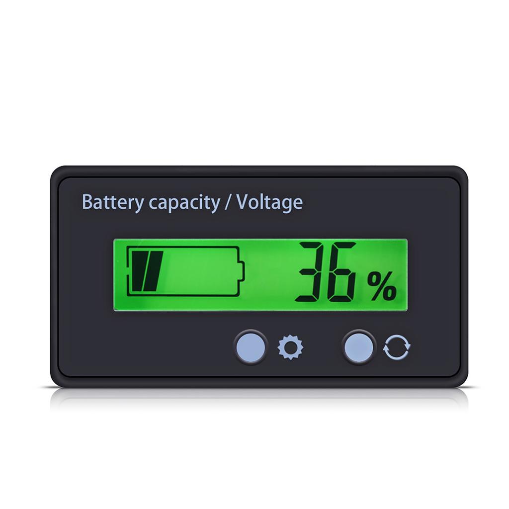 LCD Display Backlit Universal Battery Capacity Voltage Meter Tester Voltmeter Monitor