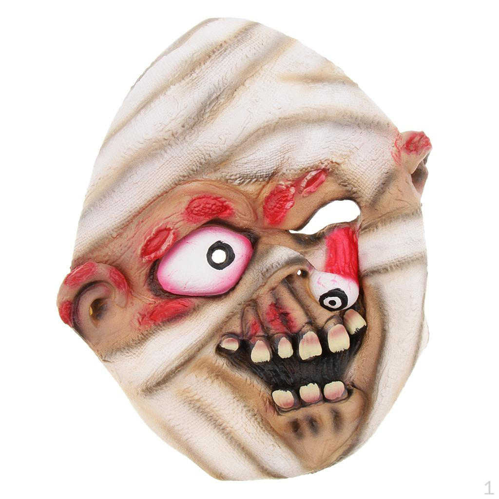 Novelty Halloween Costume Party Latex Head Mask - Bad Eyeball