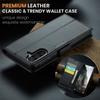For Samsung Galaxy A36 5G Leather Case CASEME 023 RFID Blocking 3 Card Slot Mobile Cover