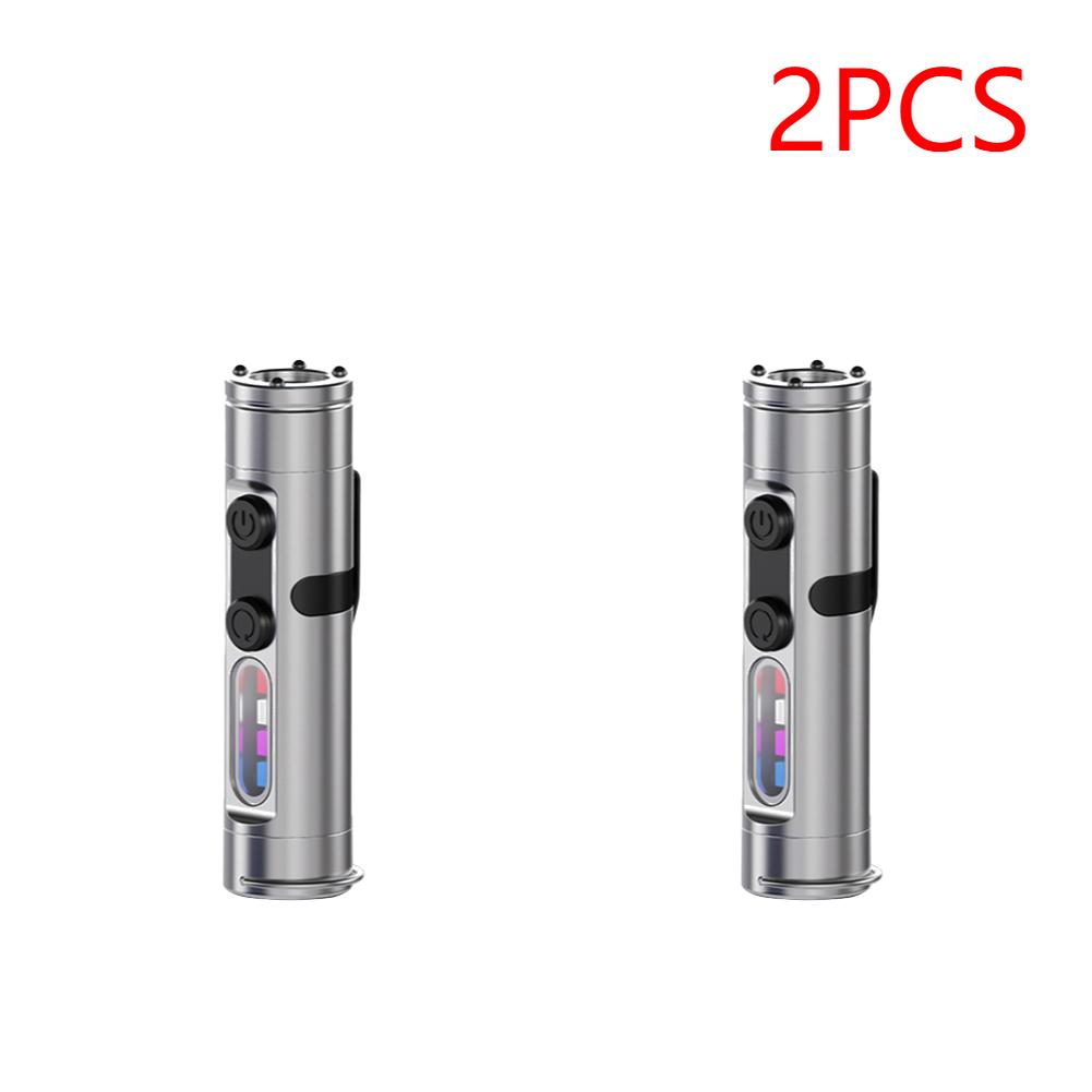 Mini Flashlight EDC Portable Strong Light Outdoor Flashlight Maintenance Work Searchlight LED Magnetic Super Bright Flashlight