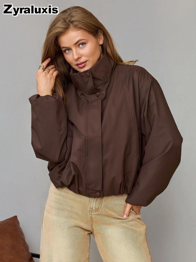 Nouvelle veste décontractée pour femme Printemps Automne Haut à manches courtes