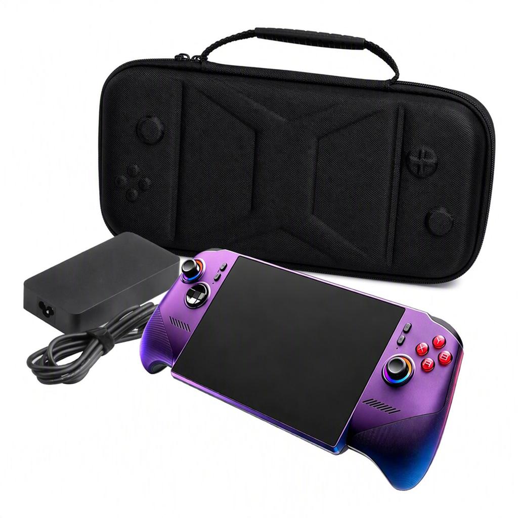 EVA Carrying Case for MSI Claw 8 EX AI Plus Handheld Console Hard Shell Travel Bag Black