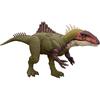 Mattel Jurassic World Battle Action! Roaring Becklespinax Dinosaur Figure for Kids, Ages 4 and Up, Green, HXF52