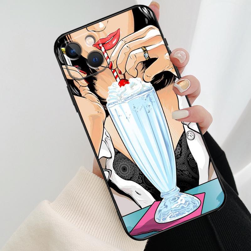 Pulp Fiction Dancing Phone Case For iPhone 17 Pro Max 14 13 12 11 15 16 Pro Max mini 15 16 Plus 16e 17 Air Cover
