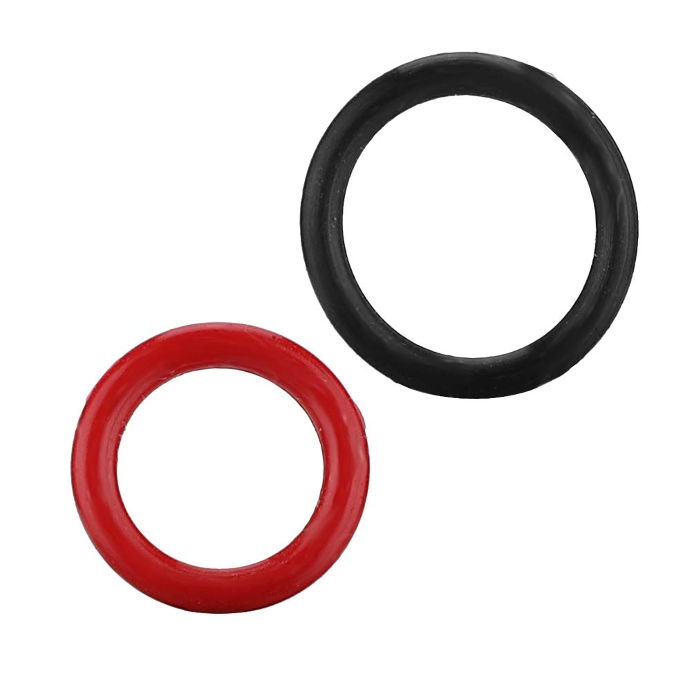 2pcs Power Steering Pump Rubber Inlet & Outlet O-Ring Seals,