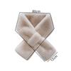Windproof Plush Scarf Thick Neck Shawl Fashion Cross Neck Scarf  Gift